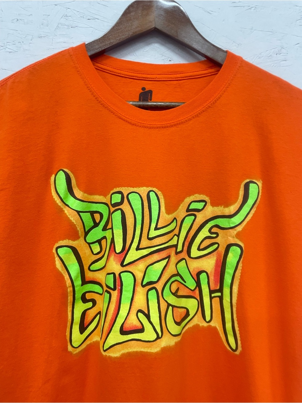 Official Blohsh Billie Eilish Graffiti Logo Tee, Size M